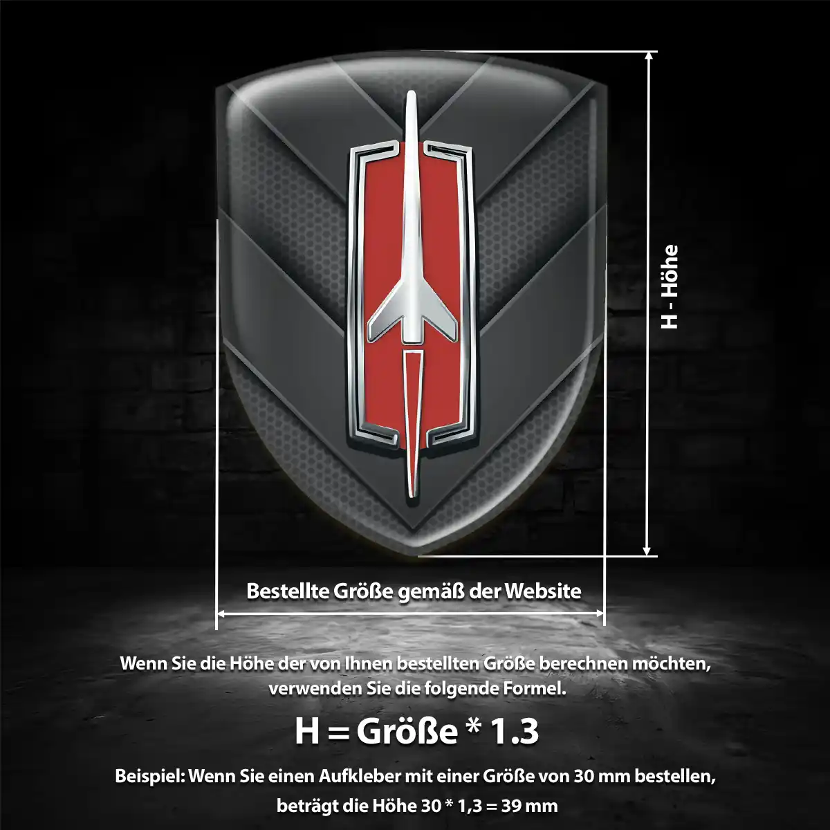 Oldsmobile Wappen Aufkleber Emblem Auto Interieurdesign