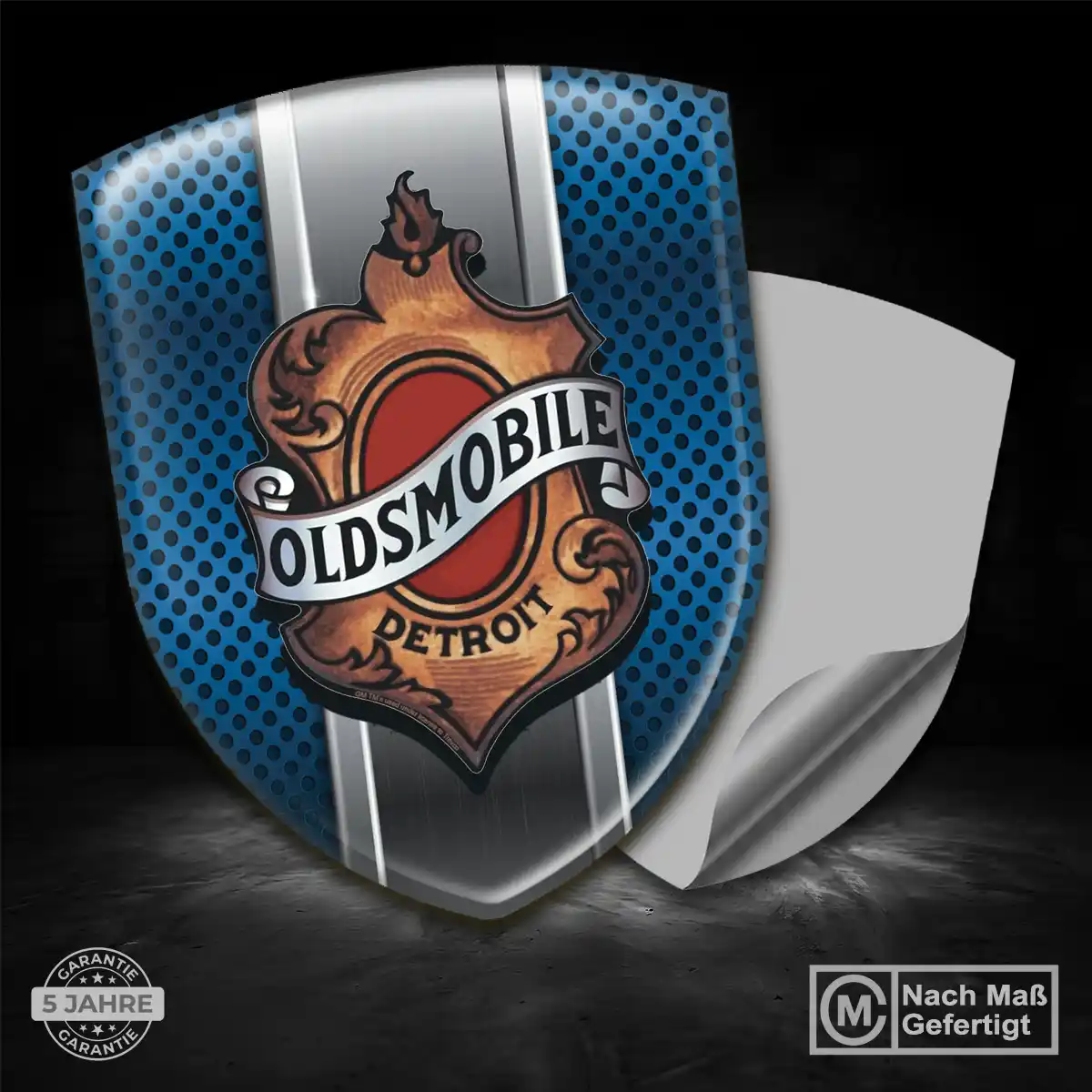 Oldsmobile Wappen Aufkleber Emblem Elegantes Design