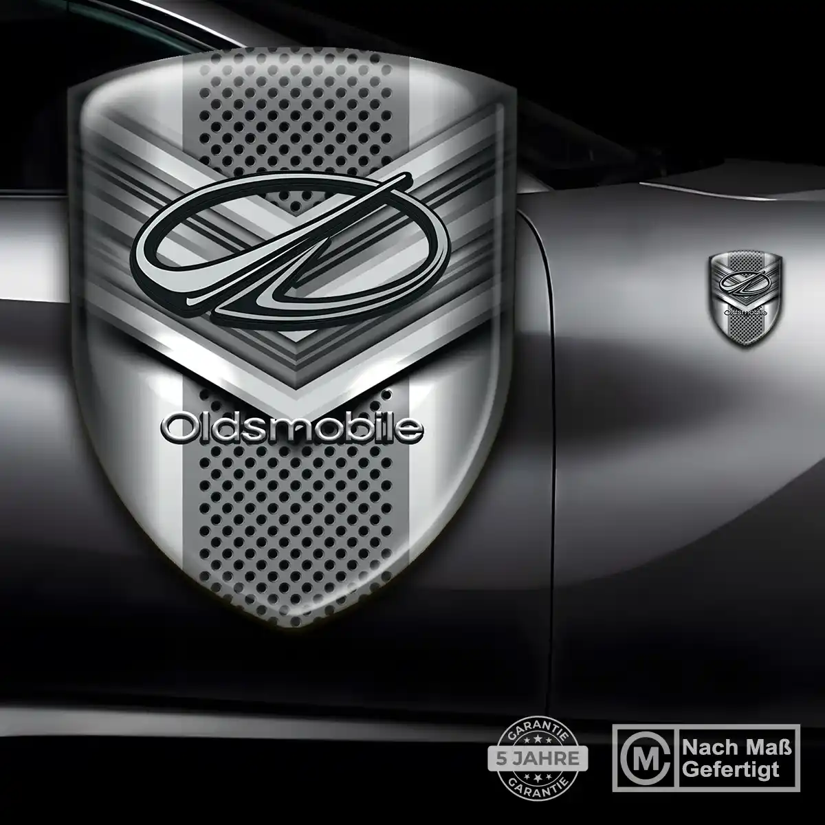 Oldsmobile Wappen Aufkleber Emblem Hochwertiges Harz