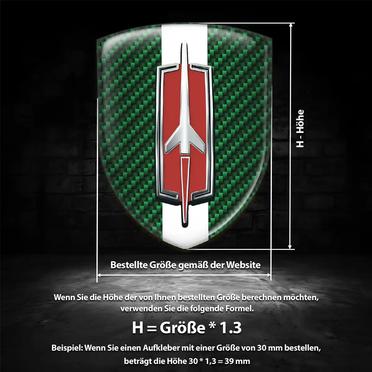 Oldsmobile Wappen Aufkleber Emblem Hohe Qualität
