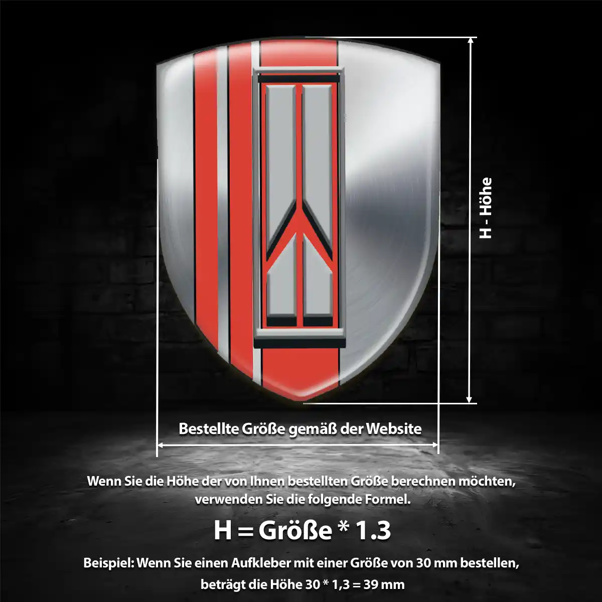 Oldsmobile Wappen Aufkleber Emblem Luxus-Edition