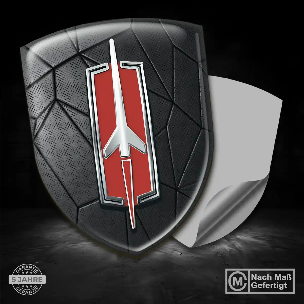 Oldsmobile Wappen Aufkleber Emblem Premium-Edition