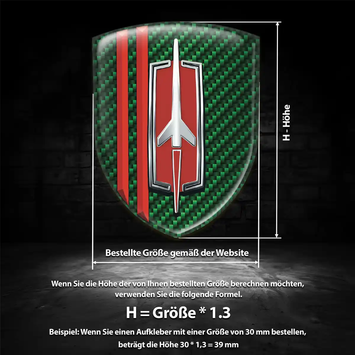 Oldsmobile Wappen Aufkleber Limitierte Auflage