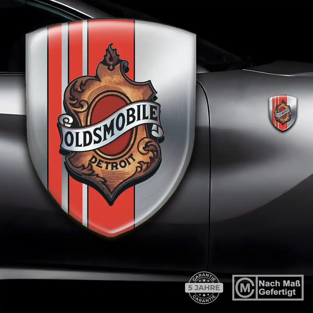Oldsmobile Wappen Aufkleber Premium-Edition