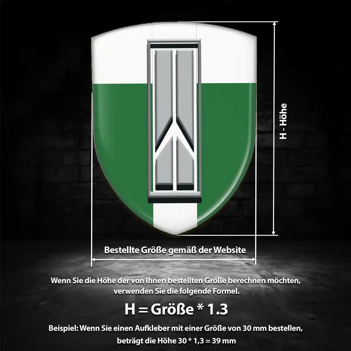 Oldsmobile Wappen Aufkleber Premiumqualität