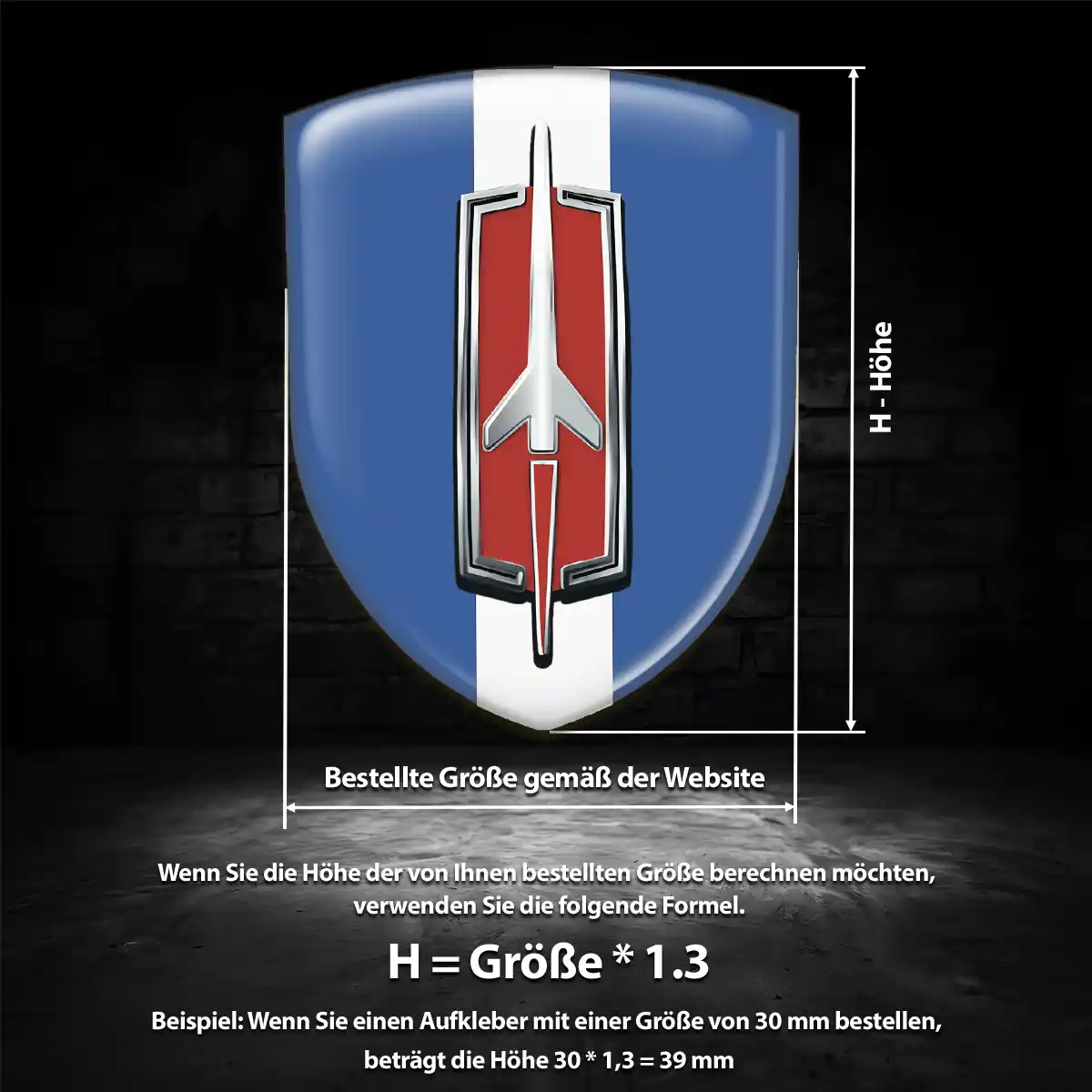 Oldsmobile Wappen Emblem Anspruchsvolles Design