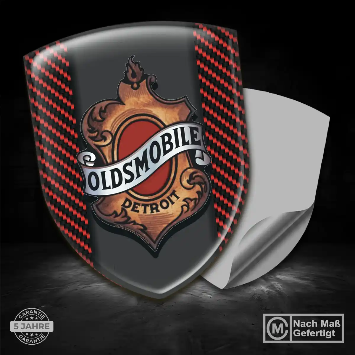 Oldsmobile Wappen Emblem Aufkleber Ausdrucksstarkes Design