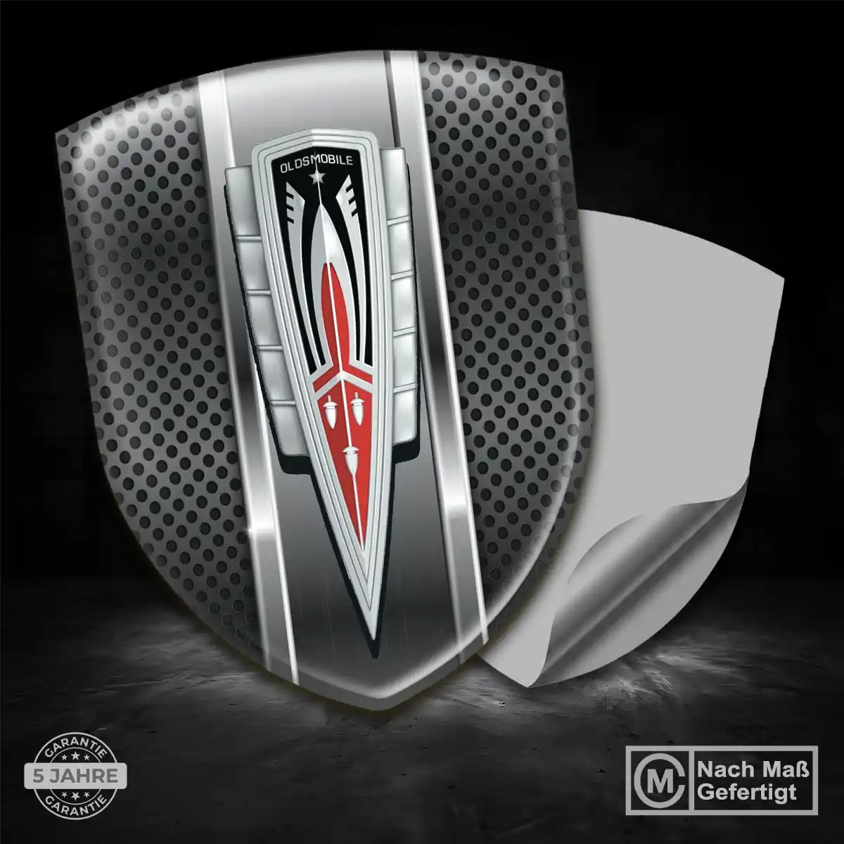 Oldsmobile Wappen Emblem Aufkleber Auto Hochwertiges Harz