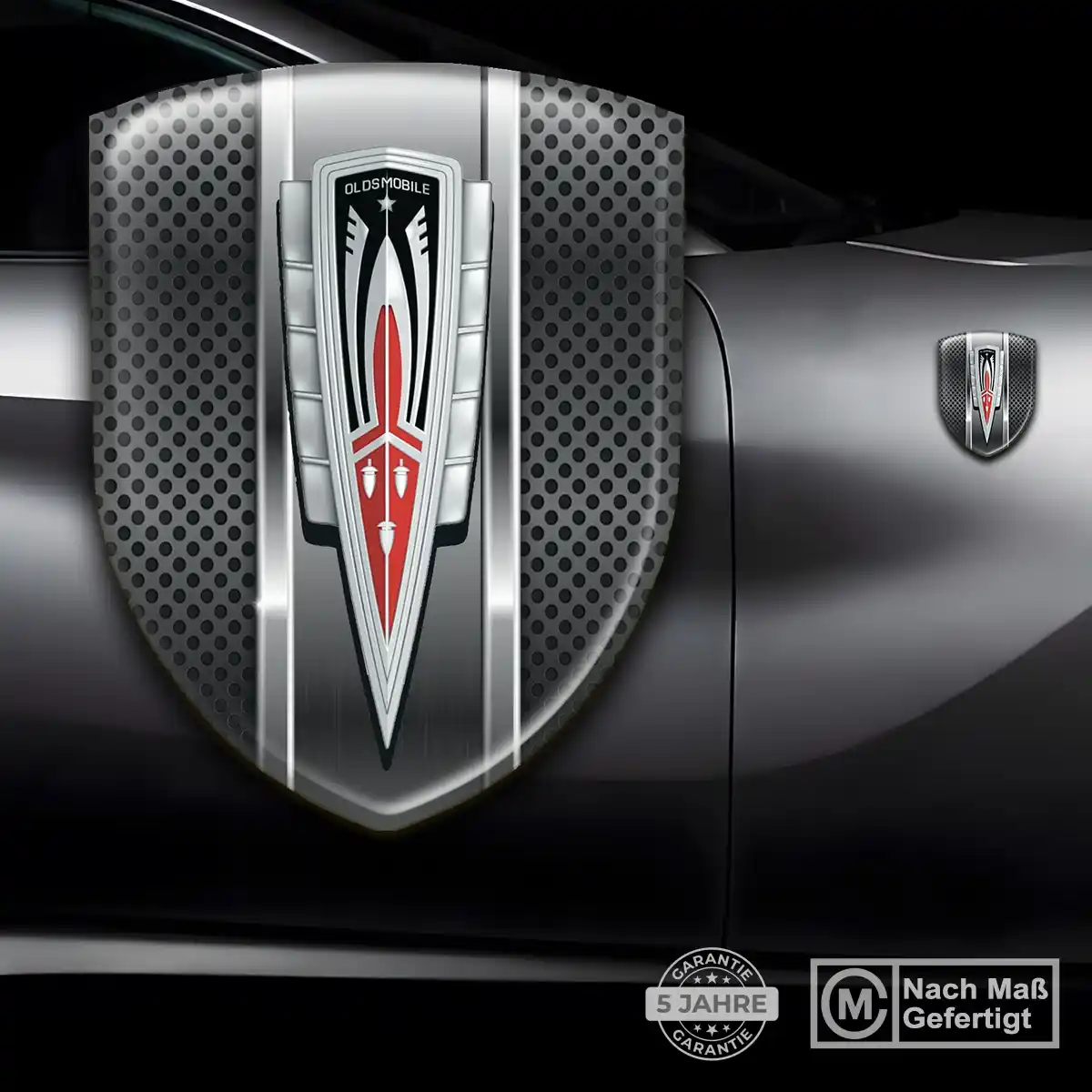 Oldsmobile Wappen Emblem Aufkleber Auto Hochwertiges Harz