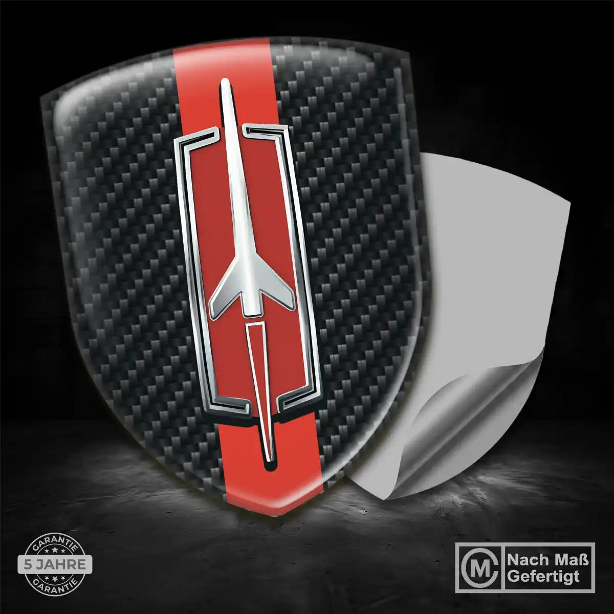 Oldsmobile Wappen Emblem Aufkleber Auto Interieurdesign