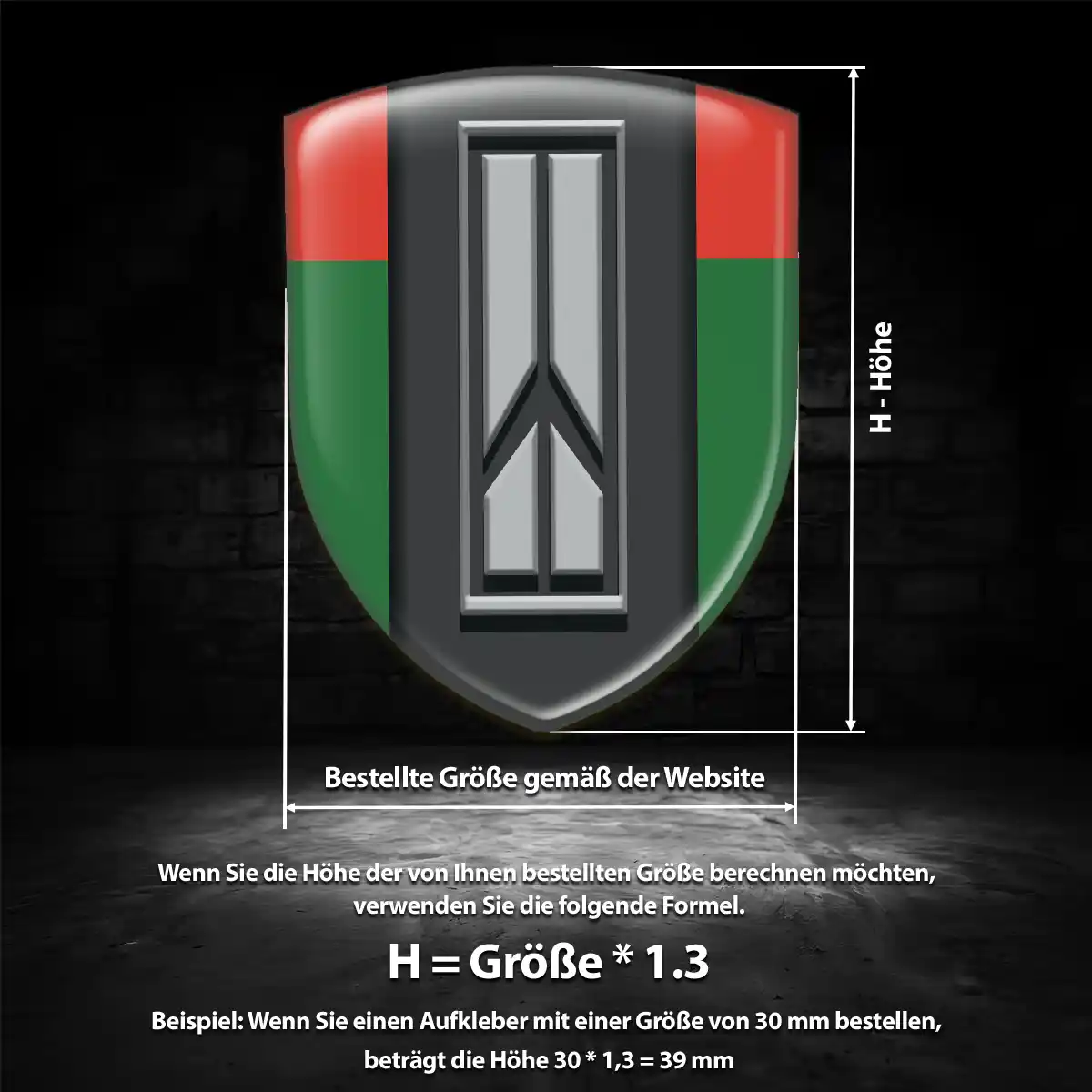 Oldsmobile Wappen Emblem Aufkleber Auto Premium-Edition