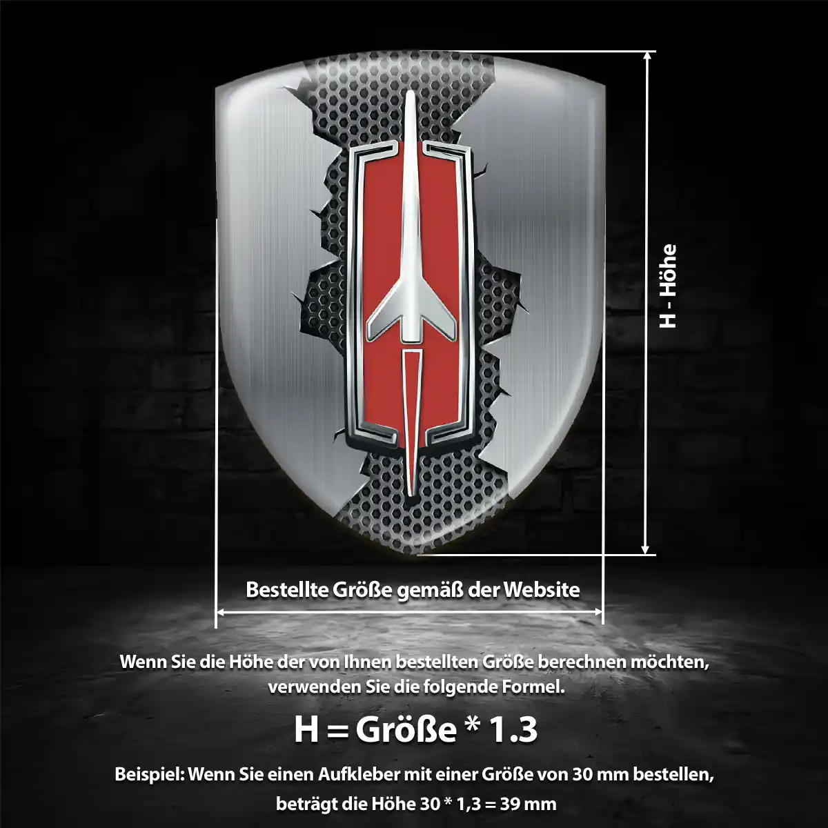 Oldsmobile Wappen Emblem Aufkleber Auto Premiumqualität