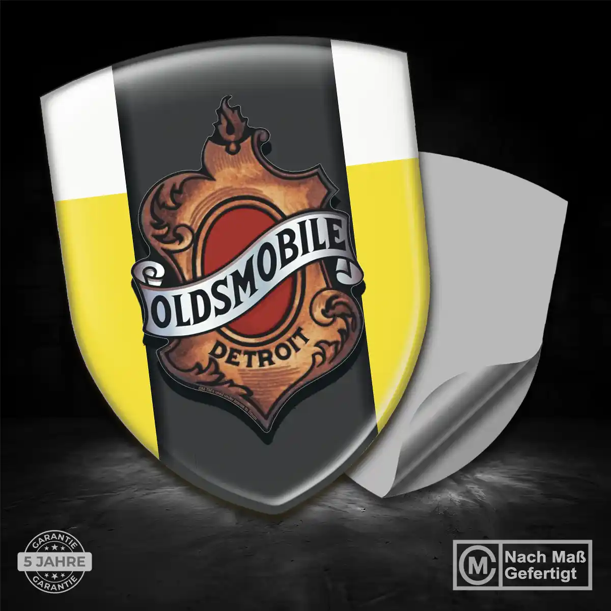 Oldsmobile Wappen Emblem Aufkleber Elegantes Design