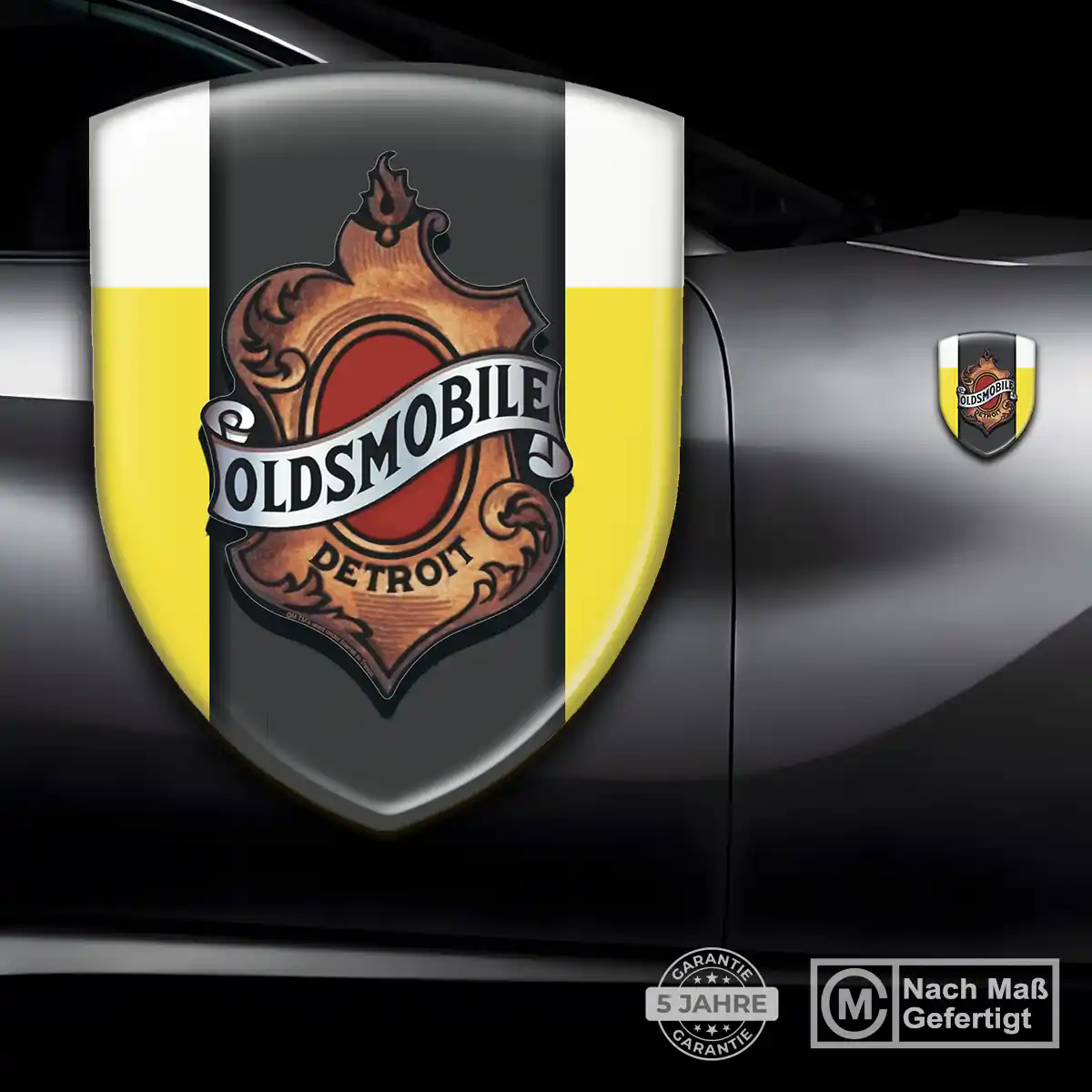 Oldsmobile Wappen Emblem Aufkleber Elegantes Design