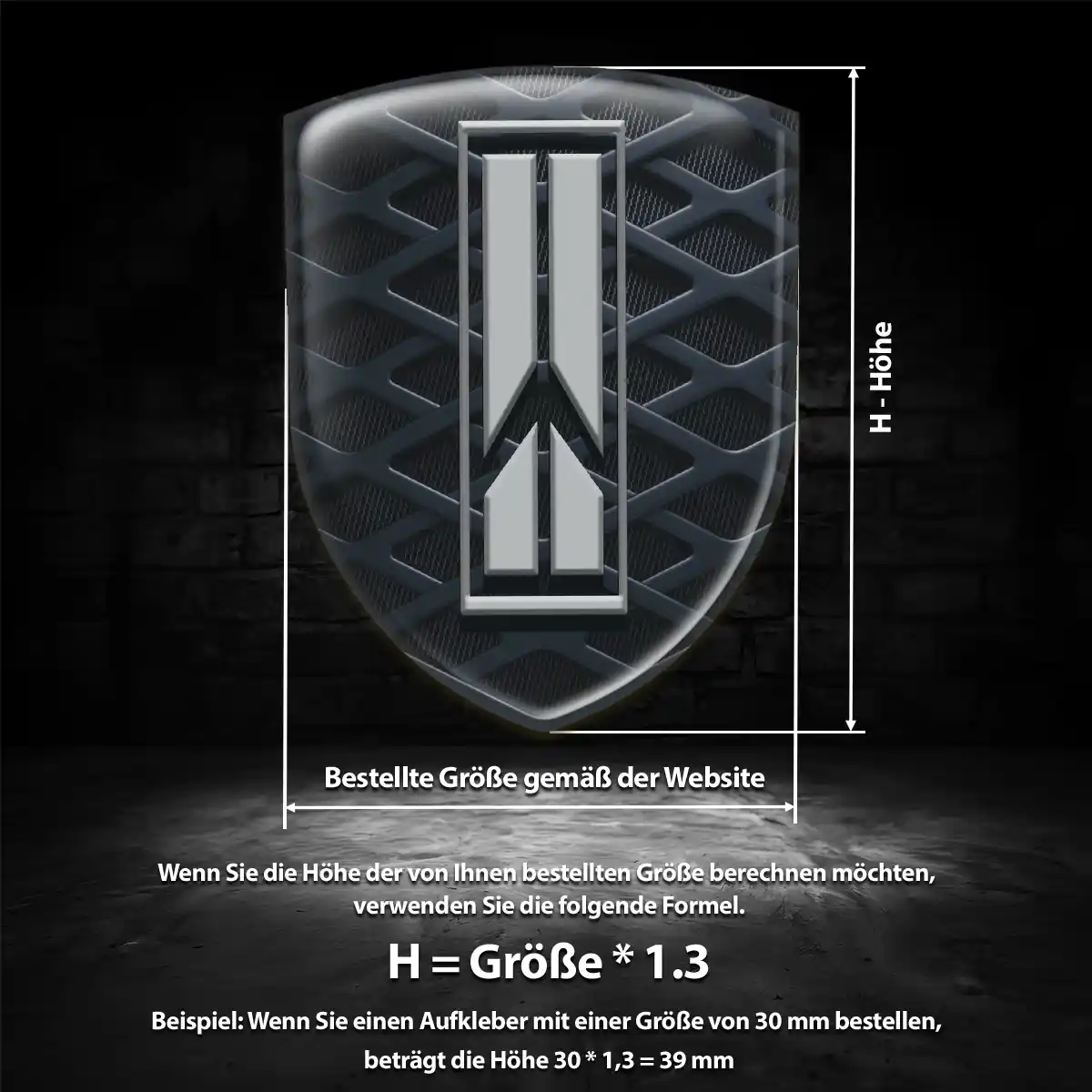 Oldsmobile Wappen Emblem Aufkleber Erstklassige Qualität