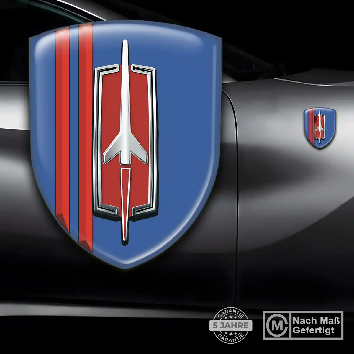 Oldsmobile Wappen Emblem Aufkleber Interieurdesign