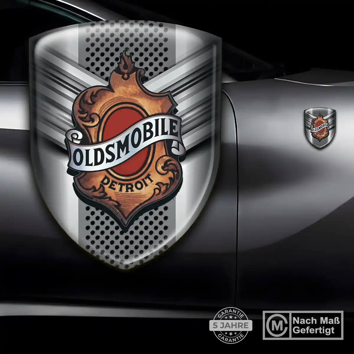 Oldsmobile Wappen Emblem Aufkleber Markenedition