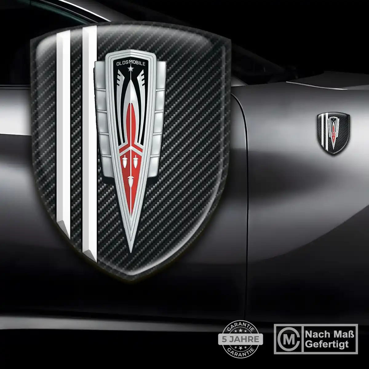 Oldsmobile Wappen Emblem Aufkleber Modernes Design