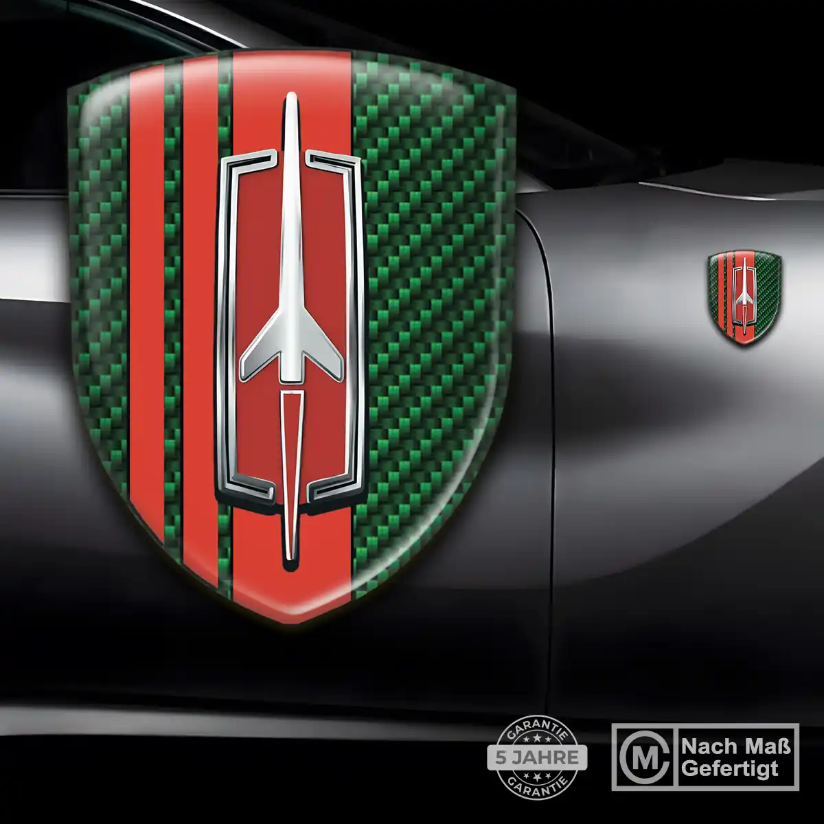 Oldsmobile Wappen Emblem Aufkleber Premium-Edition