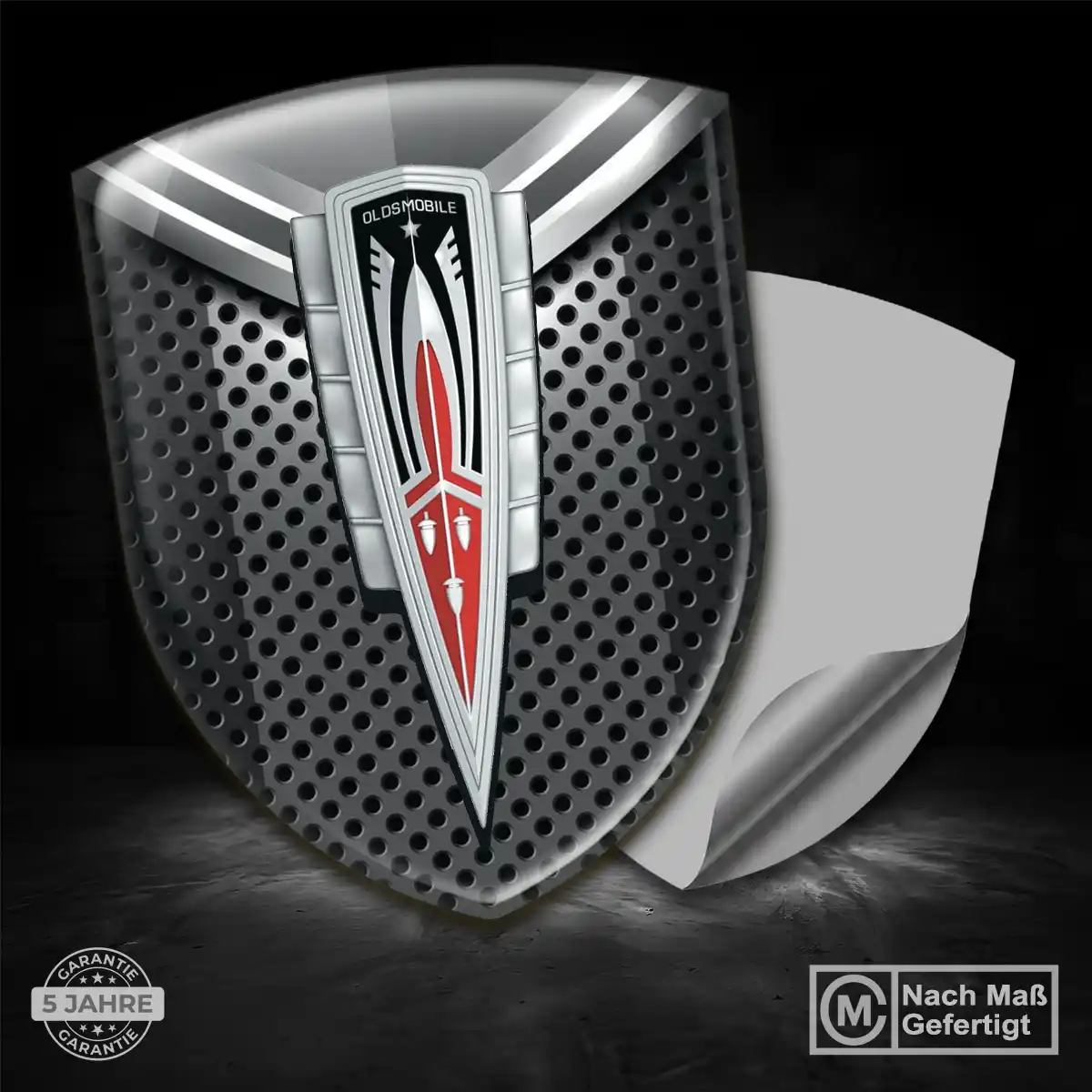 Oldsmobile Wappen Emblem Aufkleber Premiumqualität