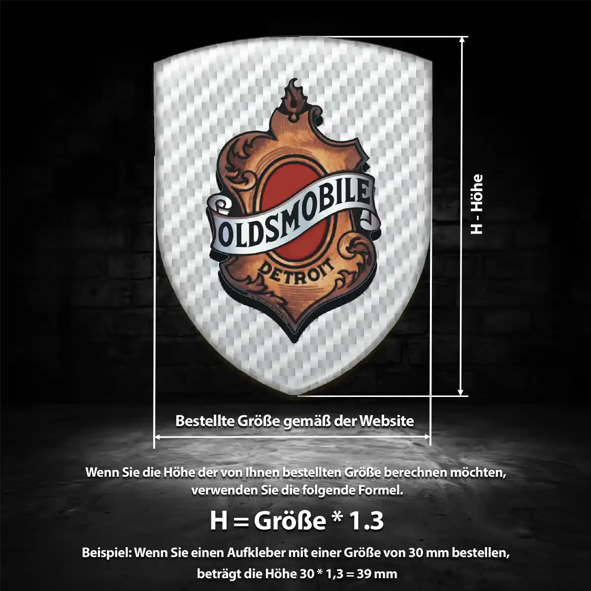 Oldsmobile Wappen Emblem Auto Anspruchsvolles Design