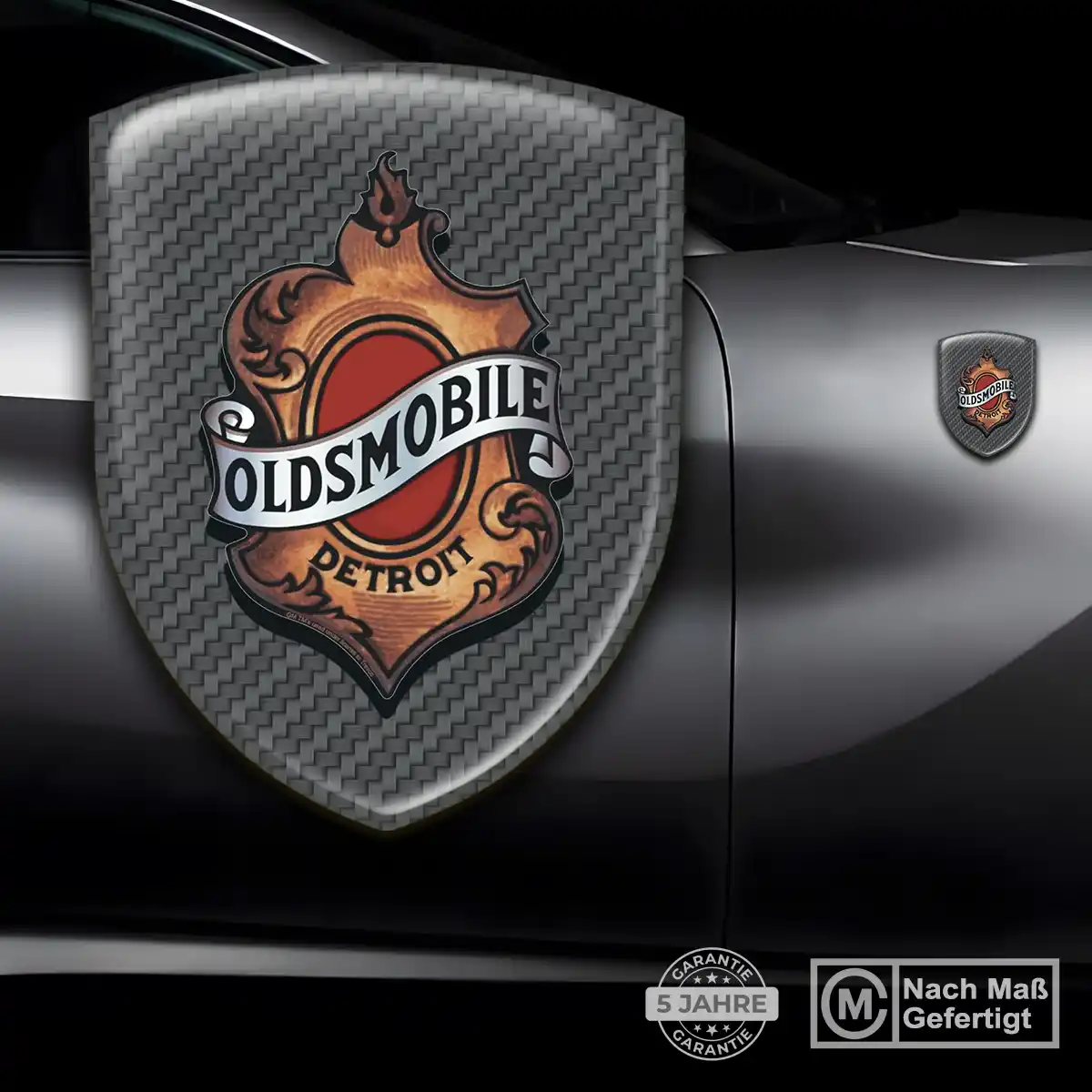 Oldsmobile Wappen Emblem Exterieurdesign