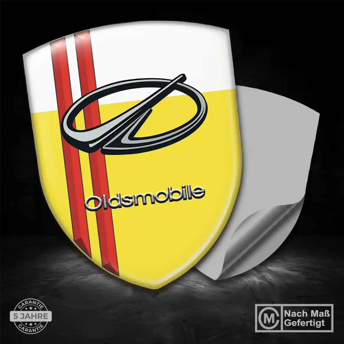 Oldsmobile Wappen Emblem Hochwertiges Harz