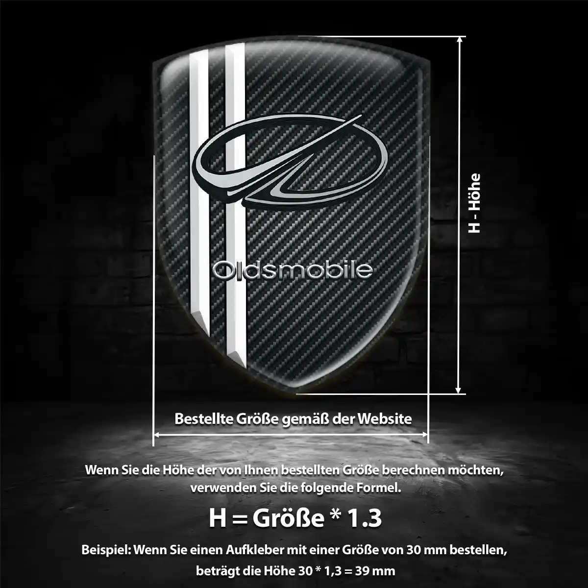 Oldsmobile Wappen Emblem Hohe Qualität