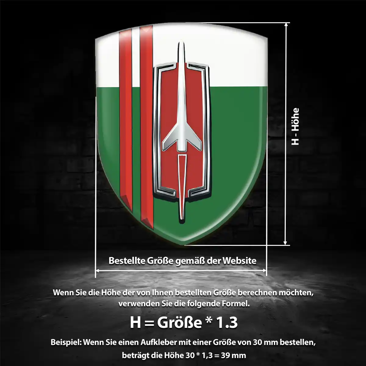 Oldsmobile Wappen Emblem Luxus-Edition