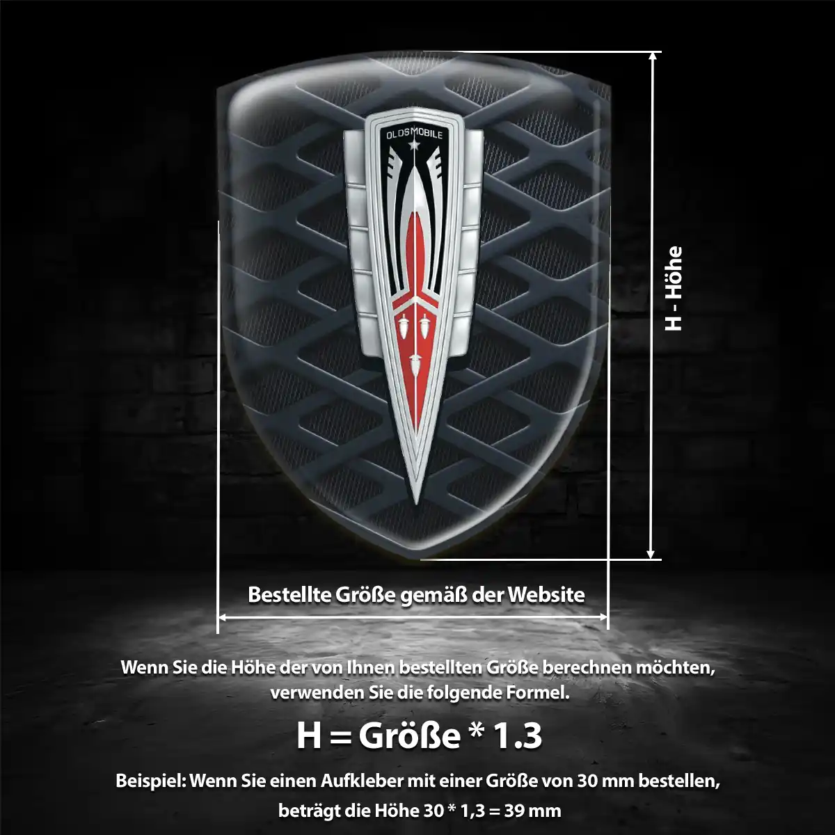 Oldsmobile Wappen Emblem Markenedition