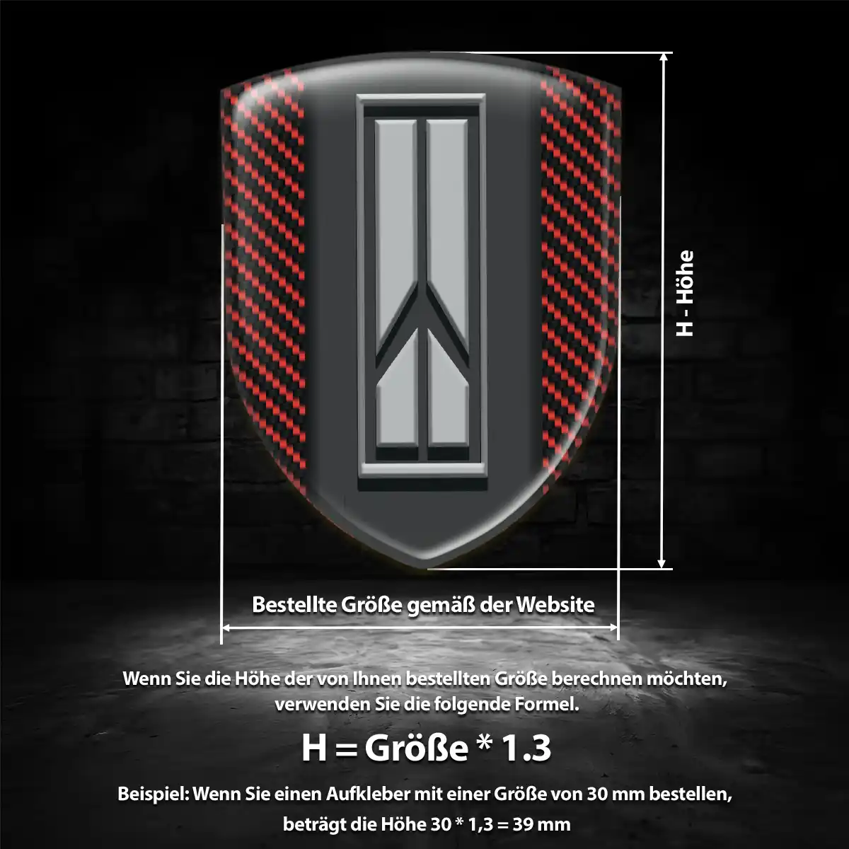 Oldsmobile Wappen Emblem Premiumqualität