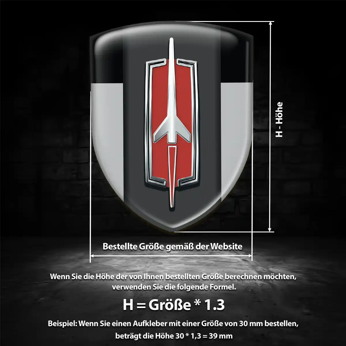 Oldsmobile Wappen Emblem Tuningfahrzeug