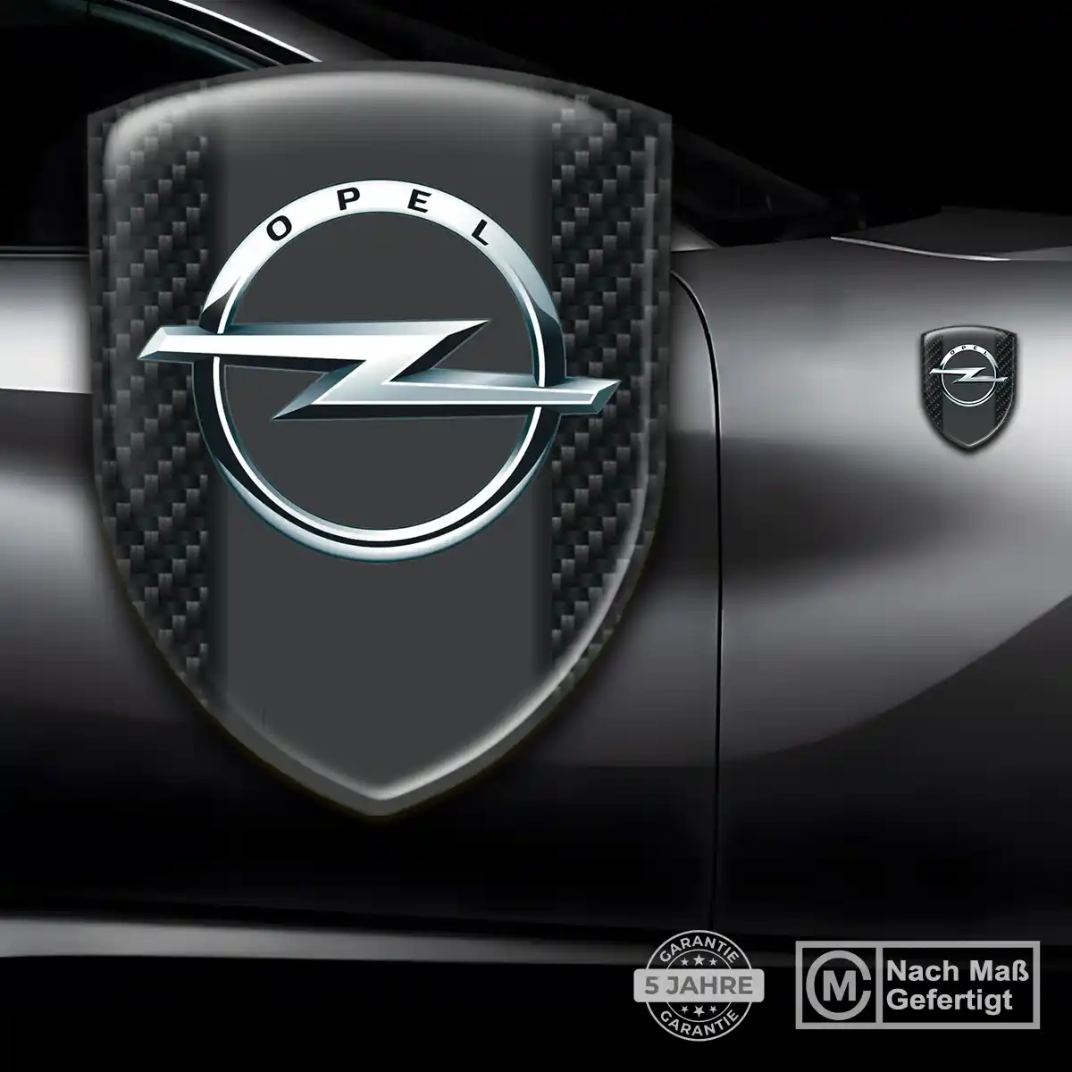 Opel 3D Gel Aufkleber Anspruchsvolles Design