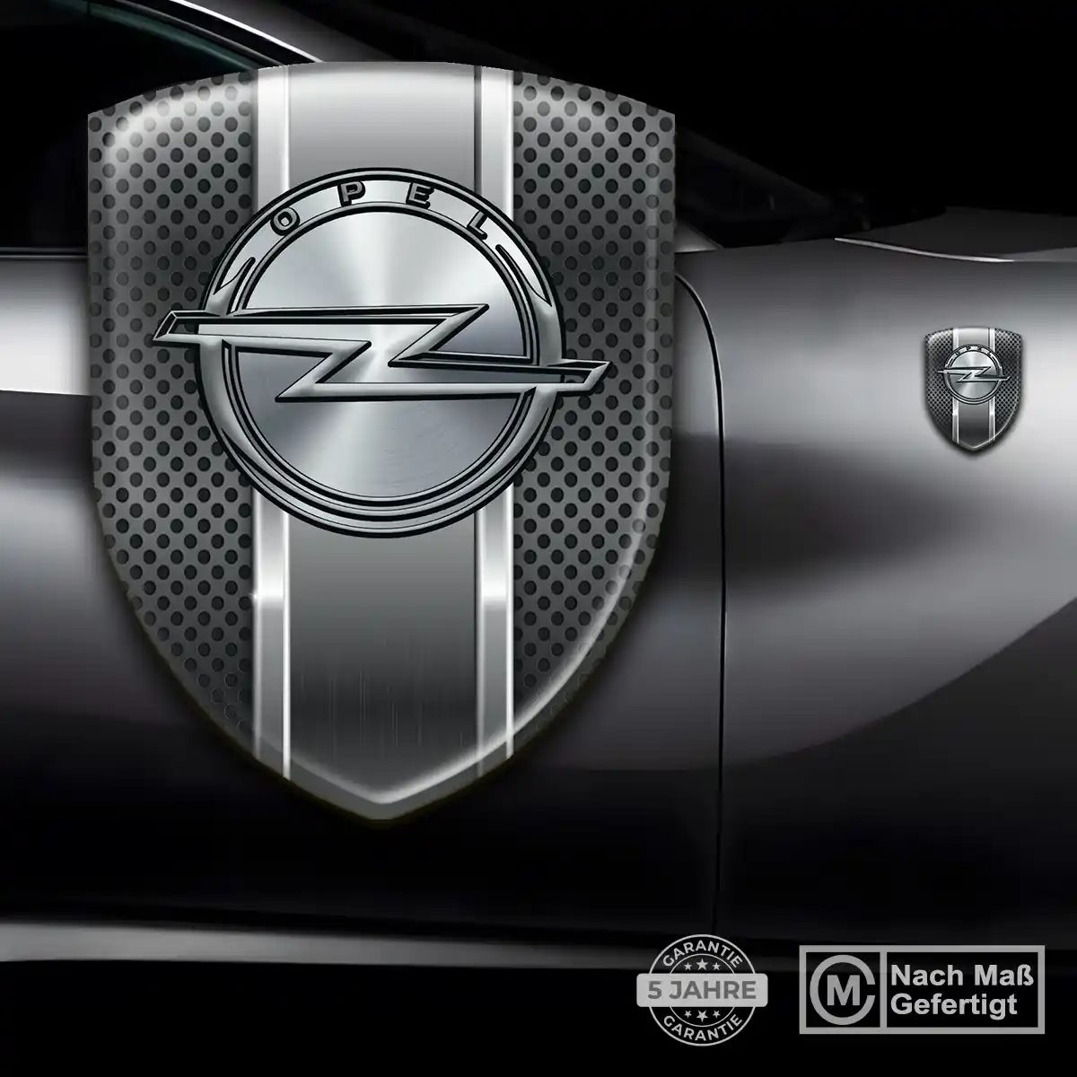 Opel 3D Gel Aufkleber Auto Elegantes Design
