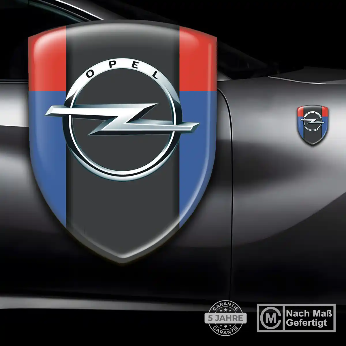 Opel 3D Gel Aufkleber Auto Exterieurdesign