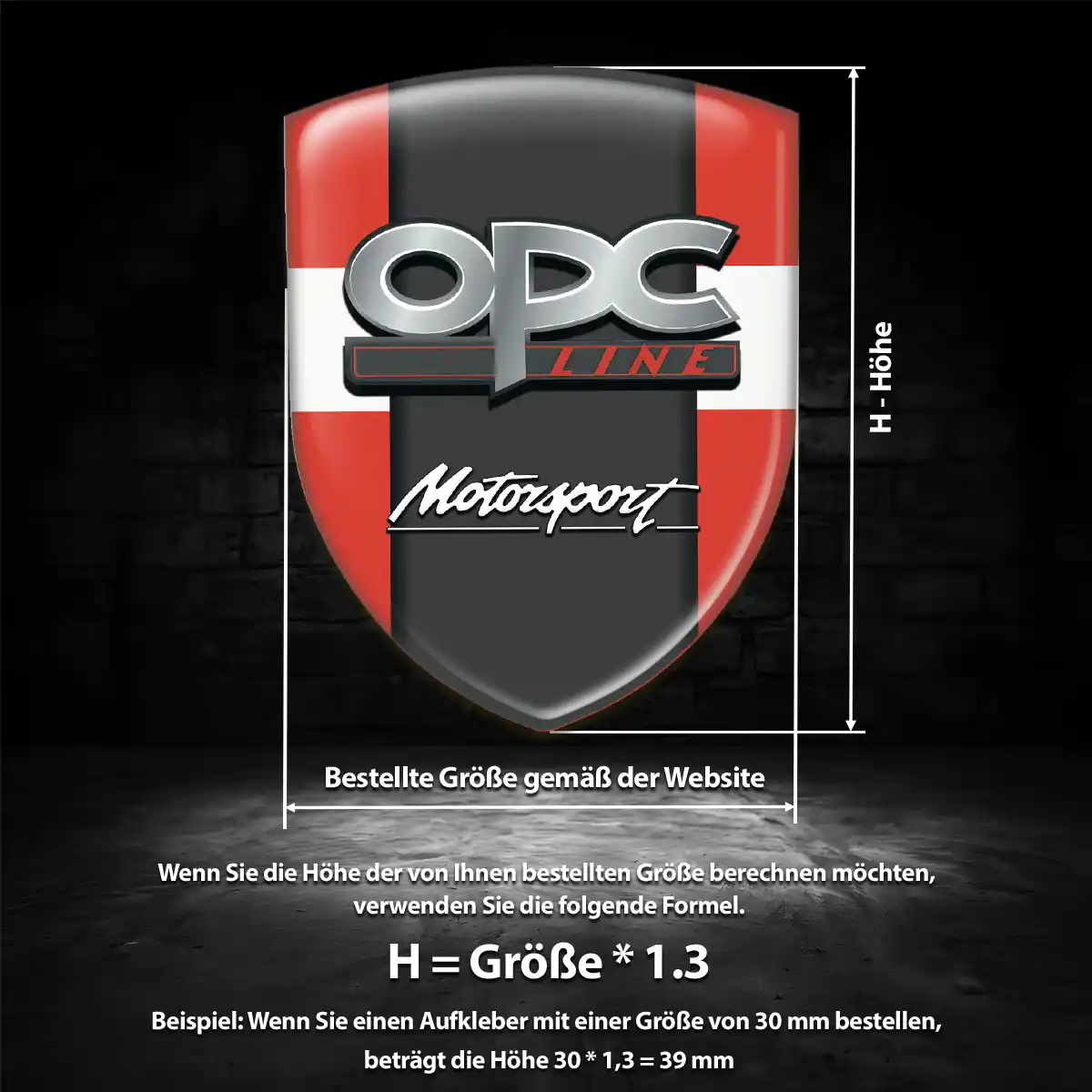 Opel 3D Gel Aufkleber Auto Limitierte Auflage