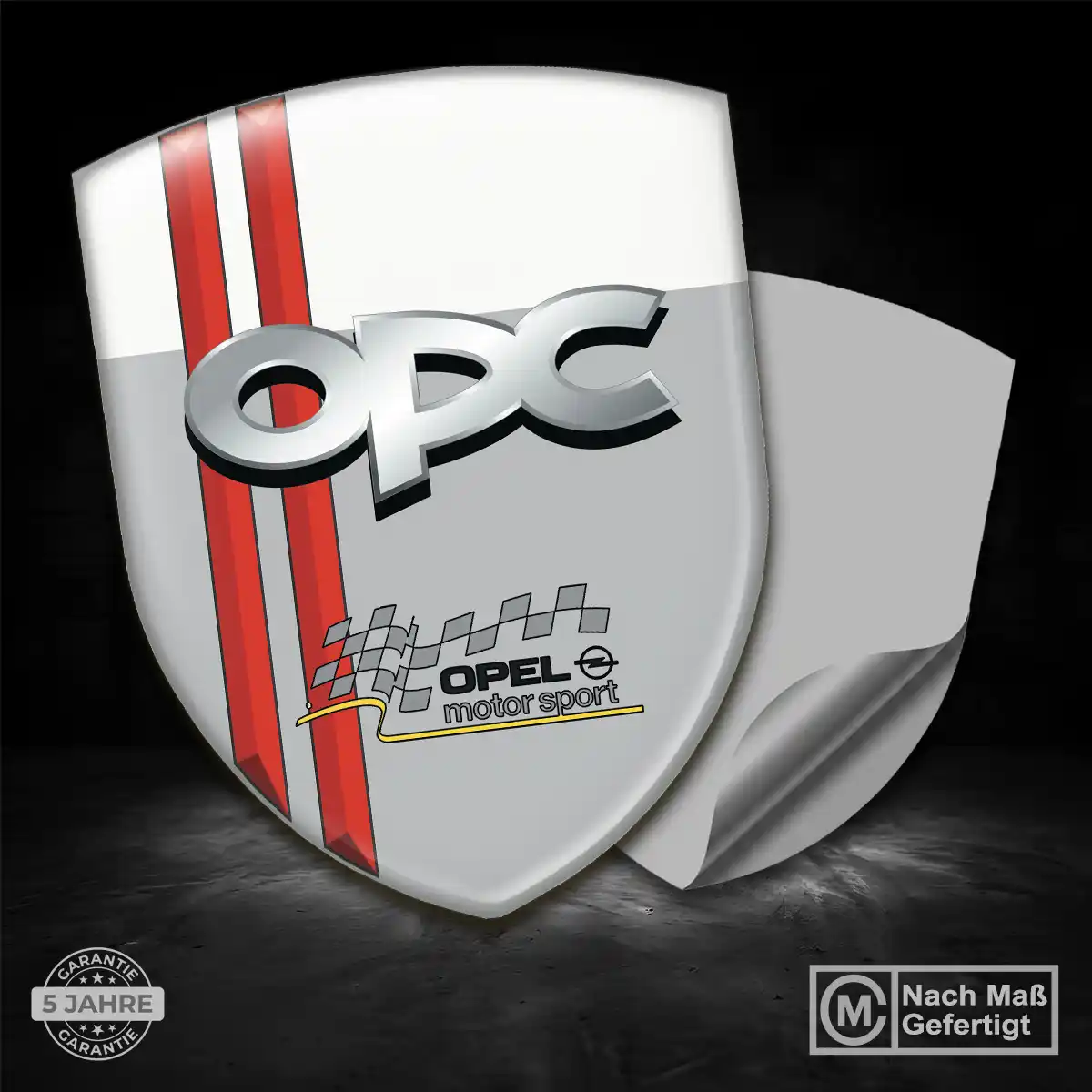 Opel 3D Gel Aufkleber Auto Markenedition