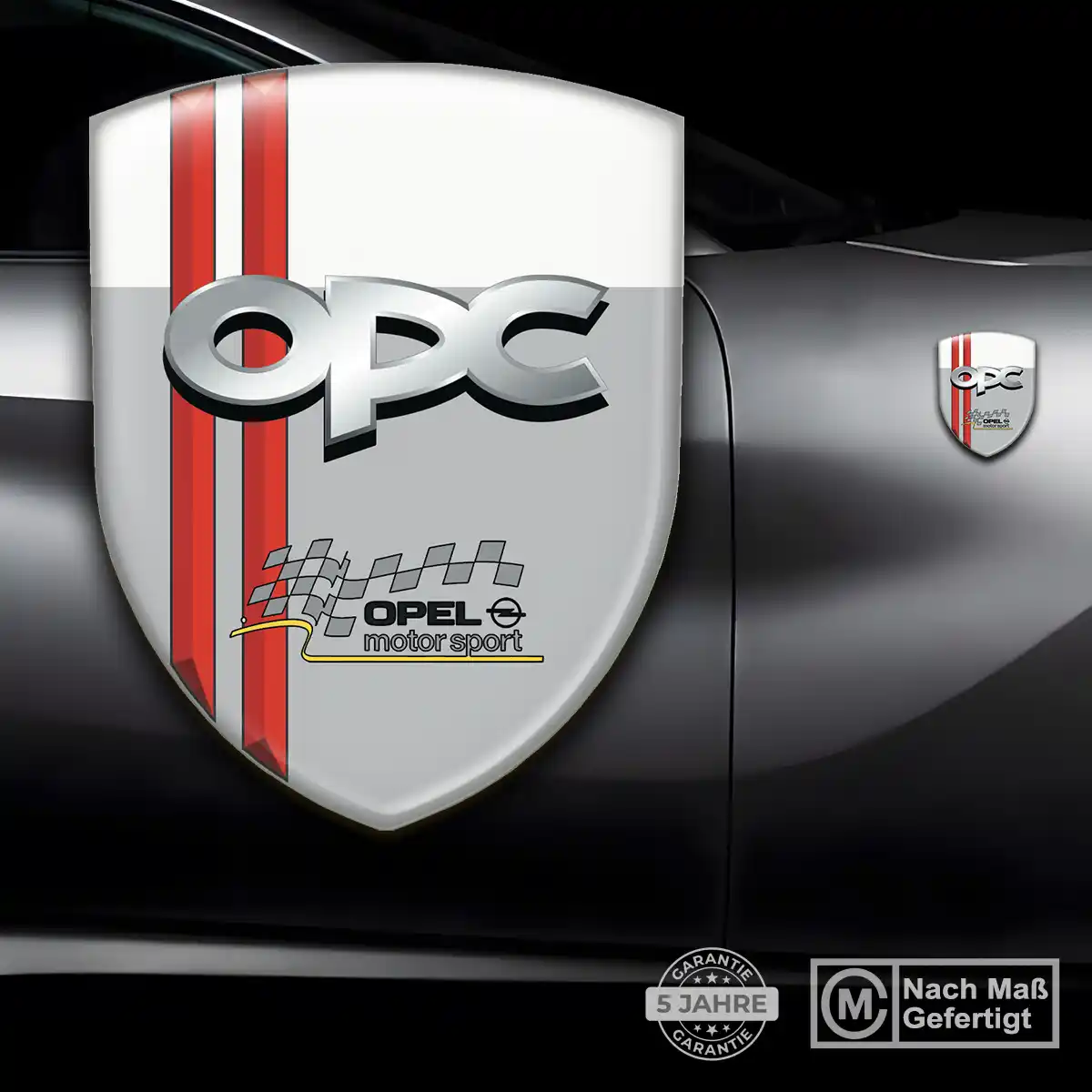 Opel 3D Gel Aufkleber Auto Markenedition