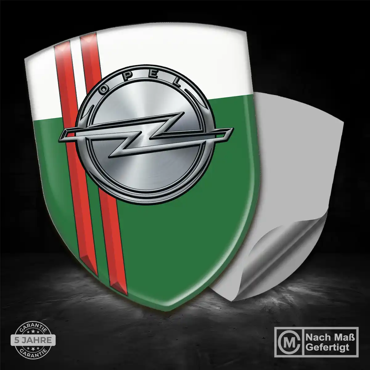 Opel 3D Gel Aufkleber Auto Modernes Design