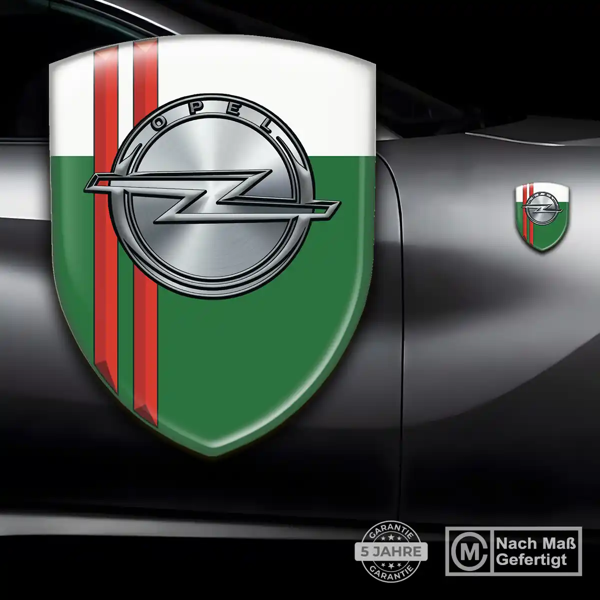 Opel 3D Gel Aufkleber Auto Modernes Design