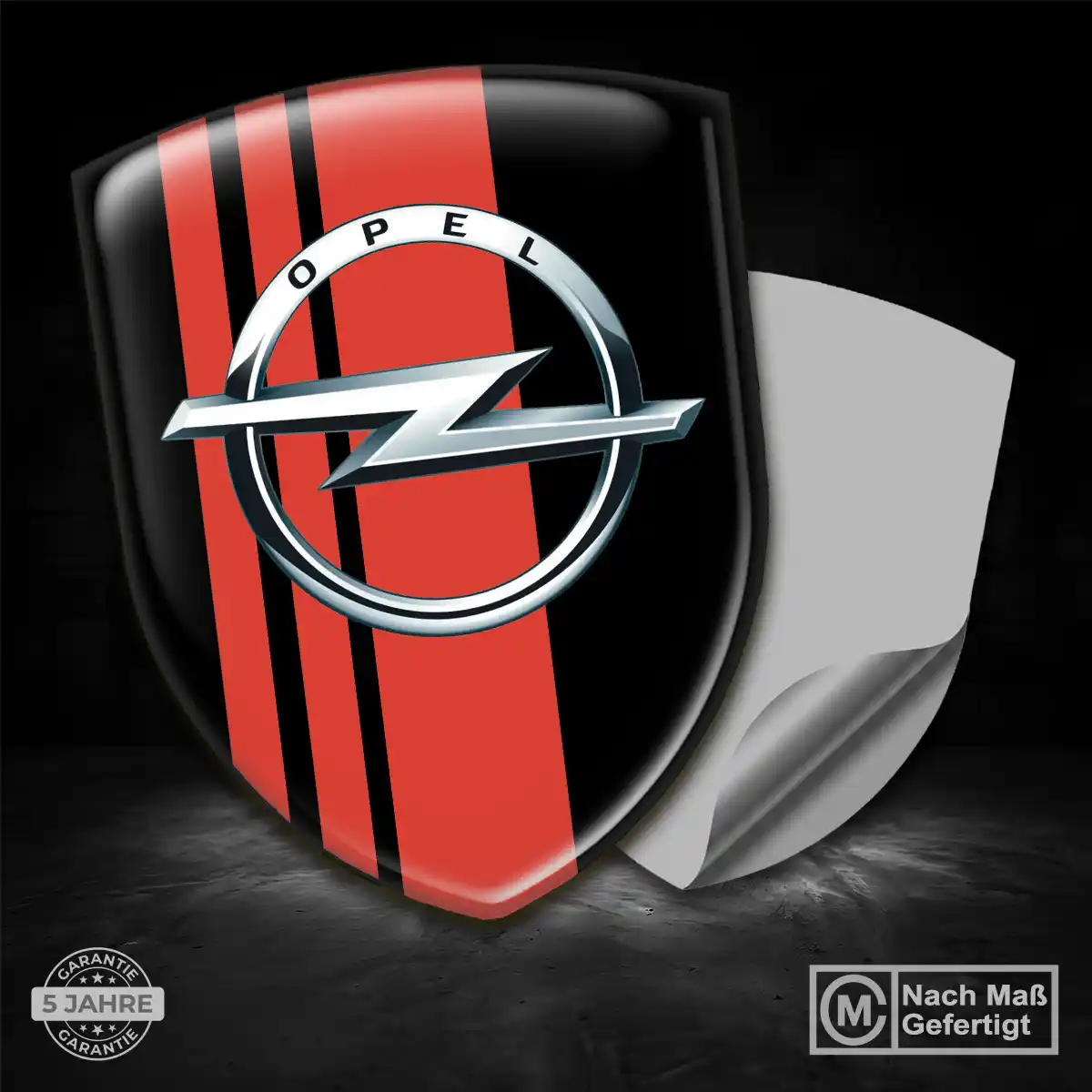 Opel 3D Gel Aufkleber Auto Premiumqualität