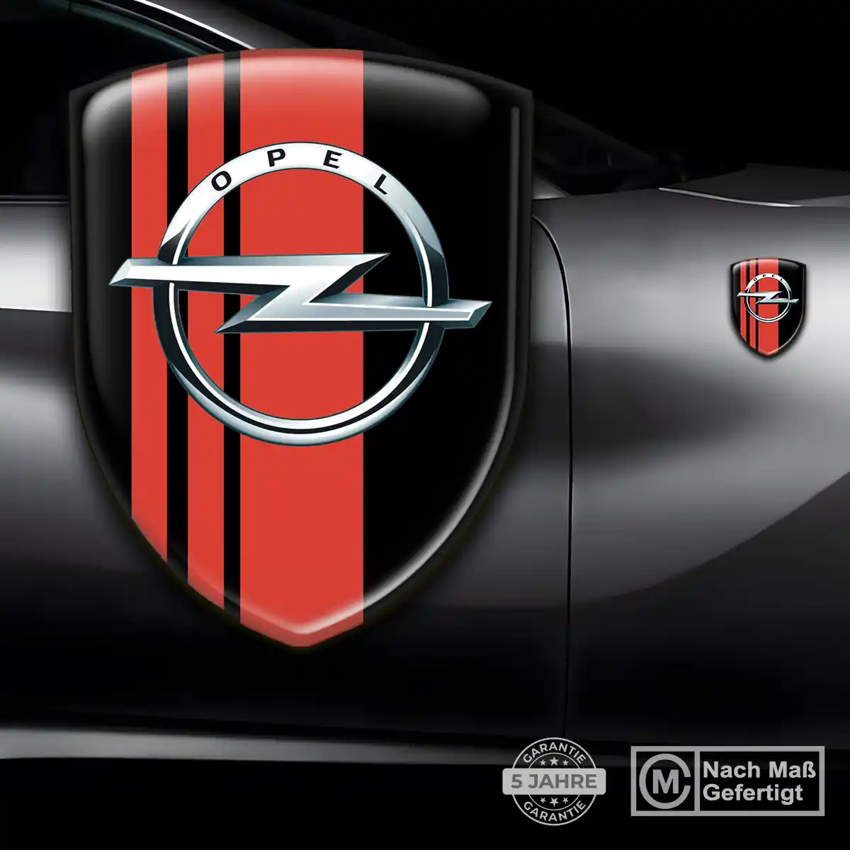 Opel 3D Gel Aufkleber Auto Premiumqualität