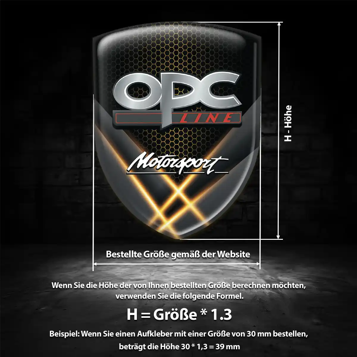 Opel 3D Gel Aufkleber Auto Stilvolles Design