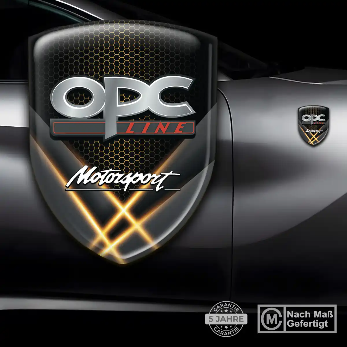 Opel 3D Gel Aufkleber Auto Stilvolles Design