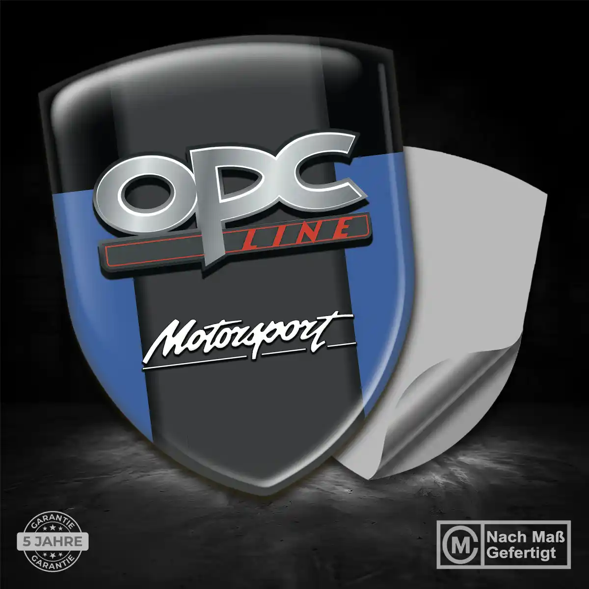 Opel 3D Gel Aufkleber Emblem Anspruchsvolles Design