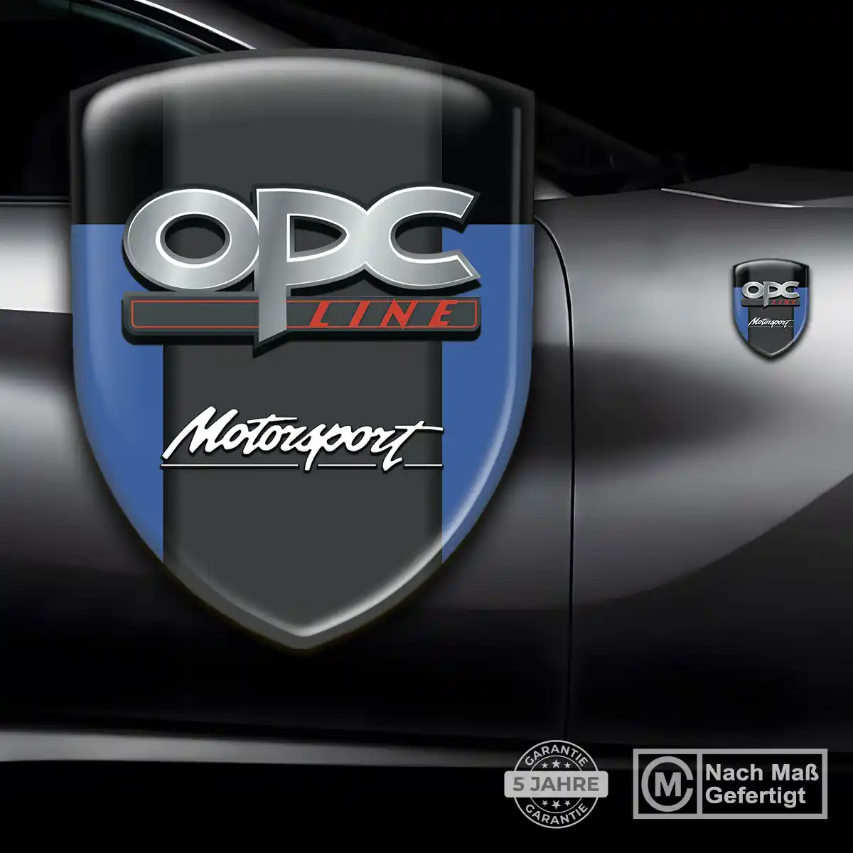Opel 3D Gel Aufkleber Emblem Anspruchsvolles Design