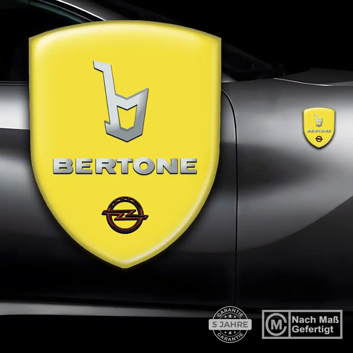 Opel 3D Gel Aufkleber Emblem Auto Edles Design
