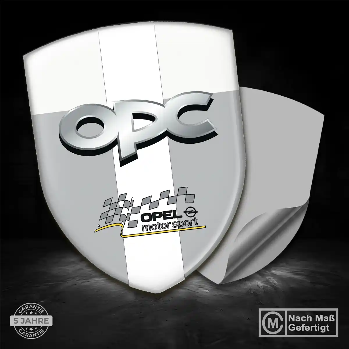 Opel 3D Gel Aufkleber Emblem Edles Design