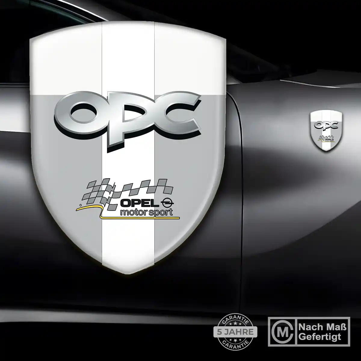 Opel 3D Gel Aufkleber Emblem Edles Design