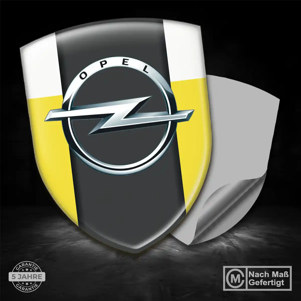 Opel 3D Gel Aufkleber Emblem Elegantes Design
